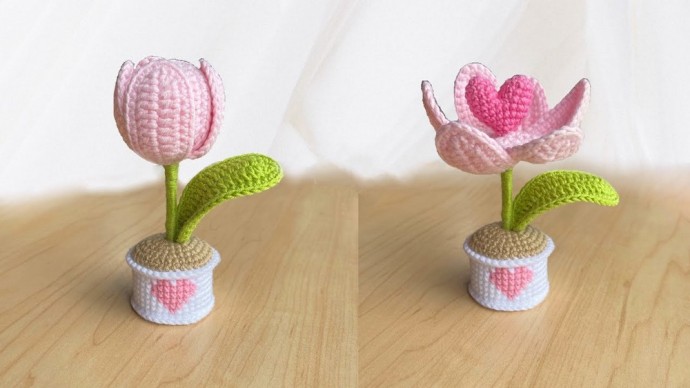 Create Beautiful Crochet Tulips in a Pot: A Step-by-Step Guide for Home Decor and Gifts Create Beautiful Crochet Tulips in a Pot: A Step-by-Step Guide for Home Decor and Gifts