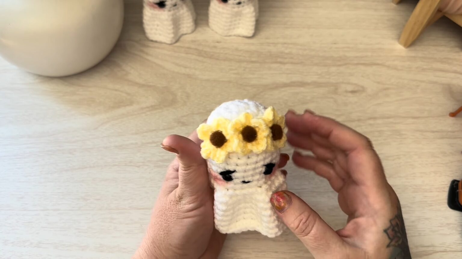Crochet Halloween Ghost