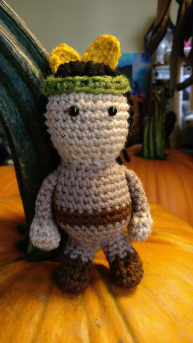 Crochet Indian Boy Doll