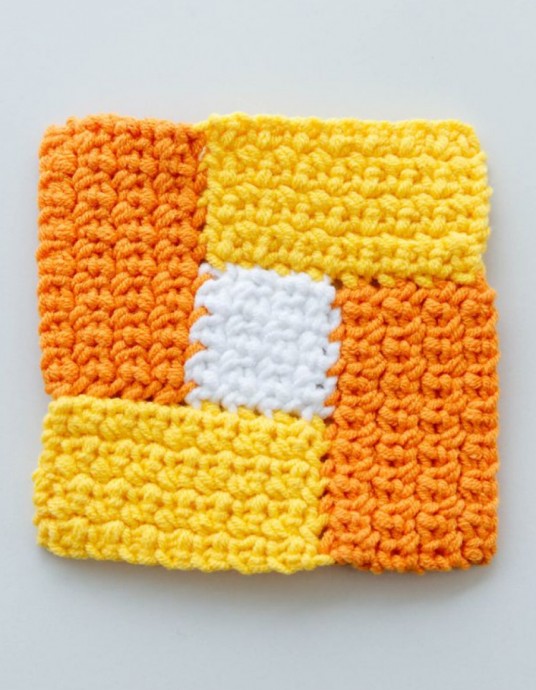 Crochet Patchwork Coaster