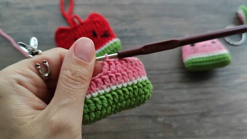 Crochet Catermelon Airpods Pouch: A Fun and Functional Accessory for Your Airpods
