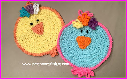 Adorable Crochet Spring Chick Pot Holder: A Perfect Touch for Your Kitchen Decor