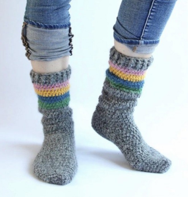 Quick and Easy Crochet Project: Stylish Slipper Socks for Beginners Quick and Easy Crochet Project: Stylish Slipper Socks for Beginners