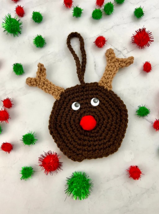 Create a Charming Crochet Rudolph Ornament for Your Holiday Decor Create a Charming Crochet Rudolph Ornament for Your Holiday Decor