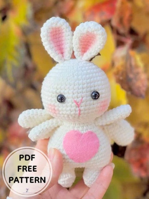 Crochet Butterfly Bunny Amigurumi Free Pattern