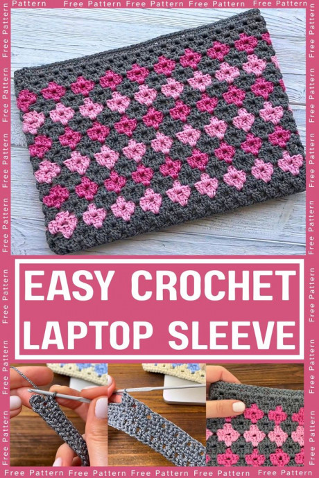 Crochet Laptop Sleeve