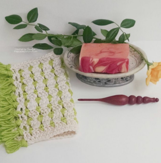 Block Stitch Dishcloth