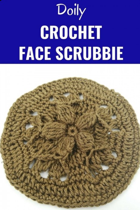 Luxurious Crochet Doily Face Scrubbie: A Delicate Handcrafted Skincare Essential Luxurious Crochet Doily Face Scrubbie: A Delicate Handcrafted Skincare Essential