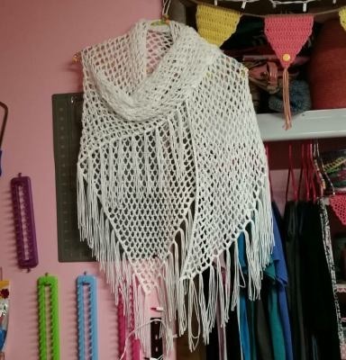 Crochet Gunsmoke Shawl