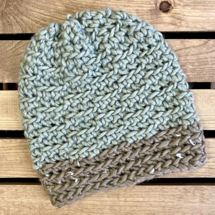 Crochet Textured Beanie