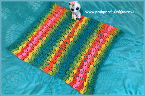 Crochet Unicorn Dreams Baby Blanket