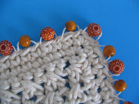 Create Beautiful Crochet Coasters with Beaded Trim for Your Home Decor