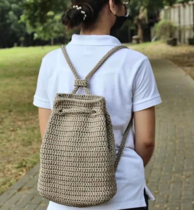 Crochet Convertible Backpack