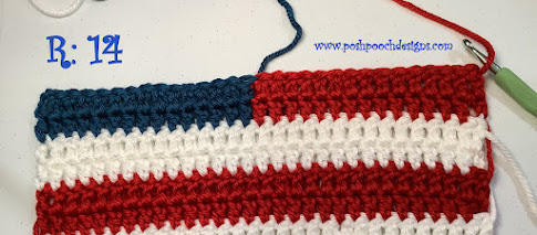 Create Your Own Crochet Patriotic American Flag Yard Sign for Festive Outdoor Decor