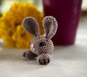 Create Your Adorable Mini Amigurumi Bunny Toy This Easter - A Perfect Crochet Pattern