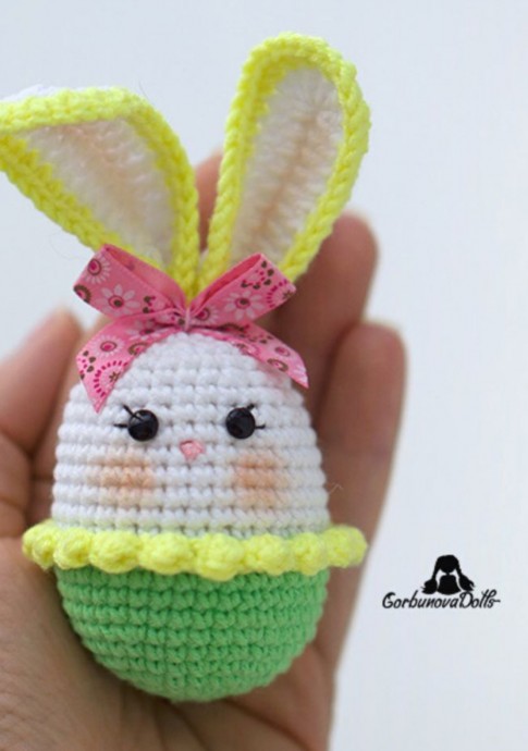 Crochet Easter Egg Bunny