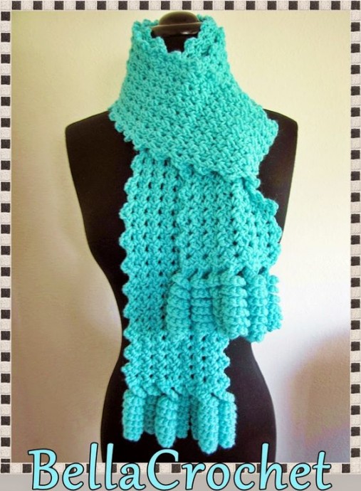 Crochet Curlicue Scarf