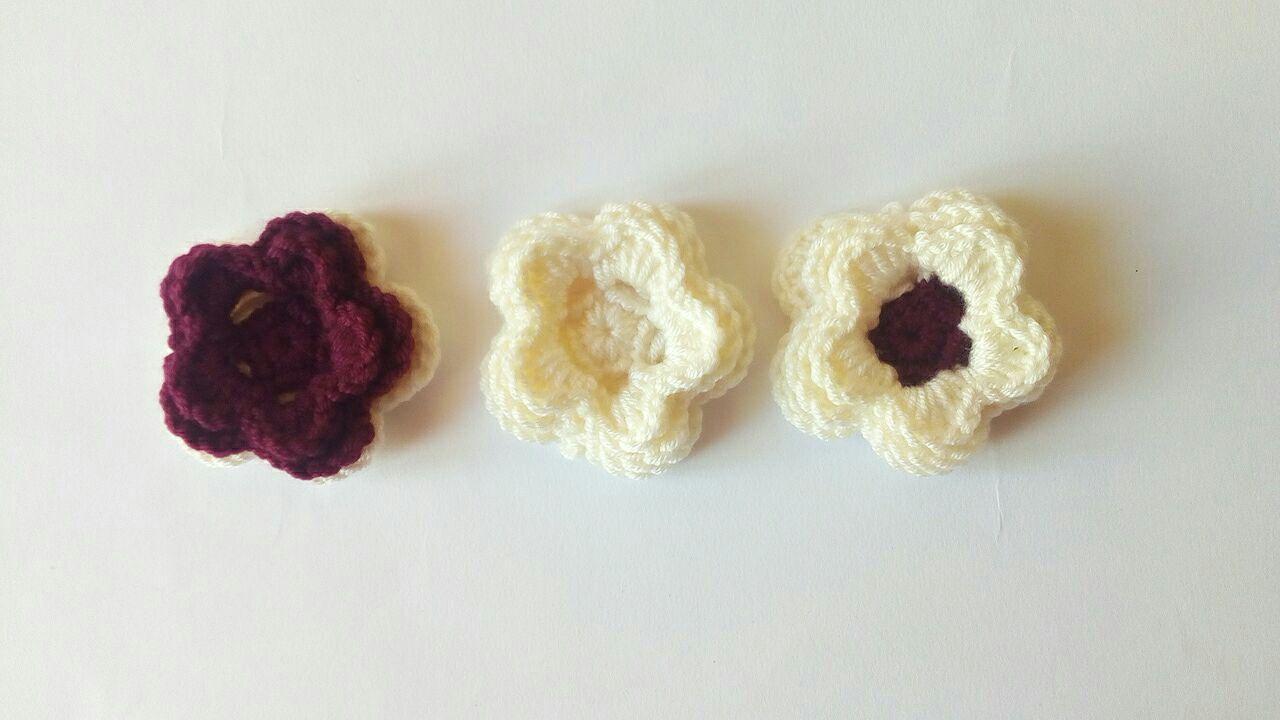 Crochet 3 Layer Flower