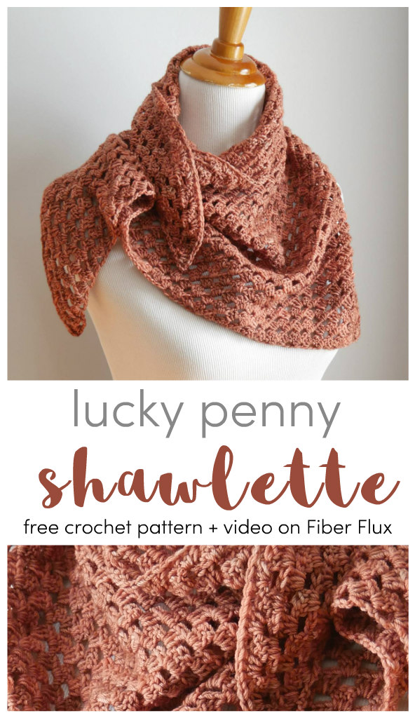 Create Your Own Crochet Lucky Penny Shawlette - A Step-by-Step Guide for Elegant Style