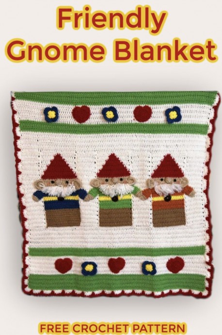 Gnome Crochet Blanket