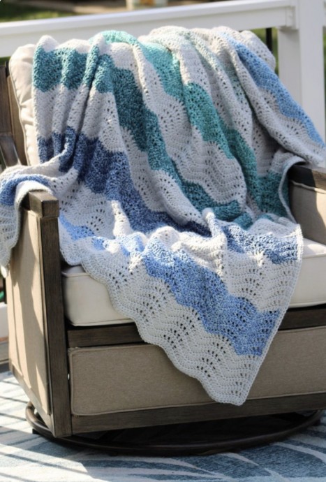 Ripple Stitch Blanket