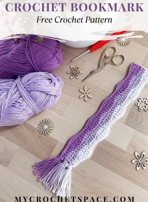 Explore the Art of Crochet with the Beautiful Crochet Ripples Bookmark Explore the Art of Crochet with the Beautiful Crochet Ripples Bookmark