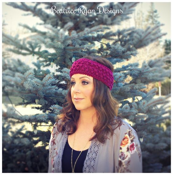 Crochet Berry Blitz Headband