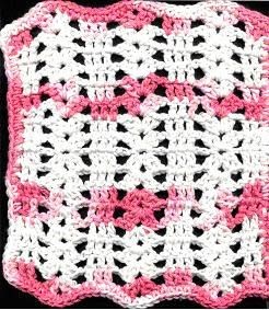 Create a Charming Crochet Strawberry Cream Dishcloth to Brighten Your Kitchen