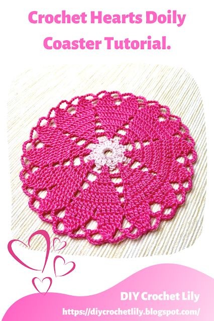 Crochet a Doily with Hearts