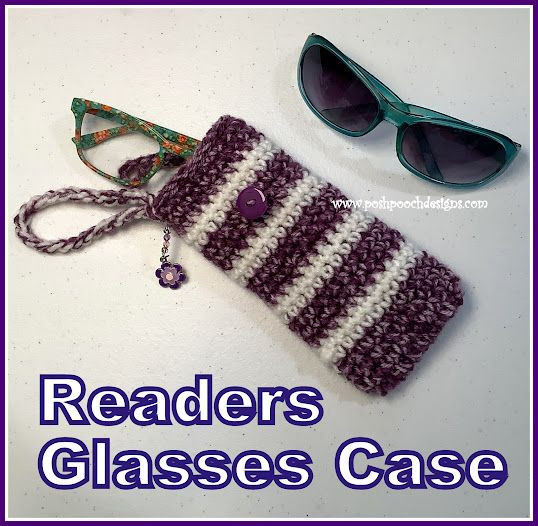 Crochet Readers Glasses Case