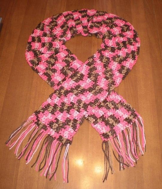 Crochet Sweet & Simple Charity Scarf
