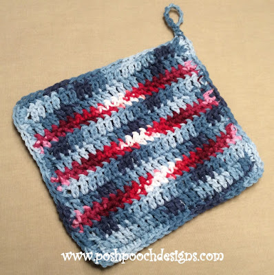Crochet Double No Trouble Hot Pad: A Stylish and Functional Kitchen Essential