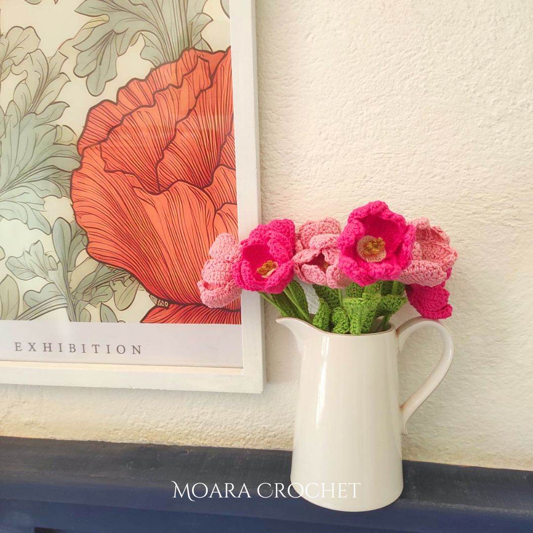 Create Beautiful Crochet Tulip Flowers: A Step-by-Step Guide