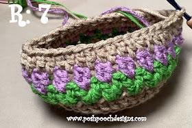 Crochet Spring Tulip Basket