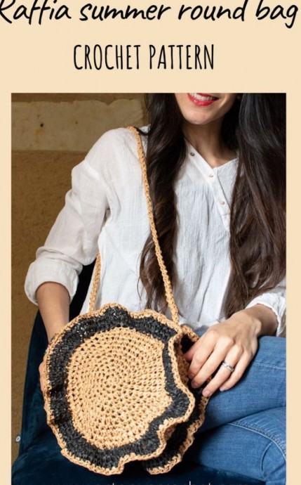 Crochet Glamorous Raffia Summer Bag