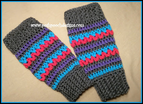 Crochet Yarn Stash Busting Leg Warmers