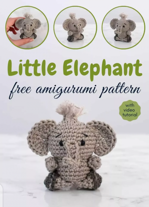 Adorable Little Elephant Ornament