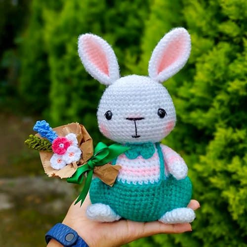 Create Your Own Crochet The Gentleman Bunny Amigurumi: A Step-by-Step Guide to Crafting This Charming Bunny
