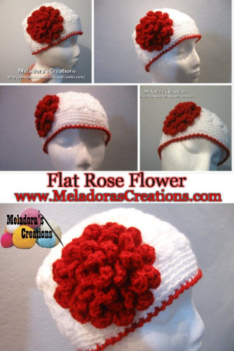 Create Beautiful Crochet Flat Rose Flowers: A Step-by-Step Guide for All Skill Levels