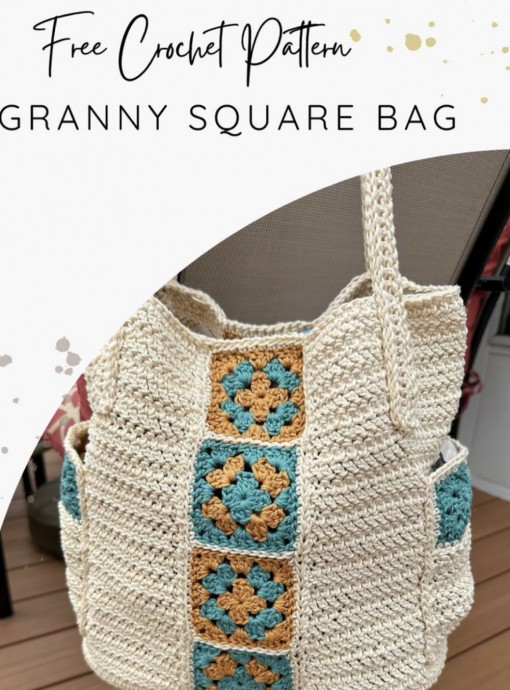 Crochet Granny Square Bag Free Pattern