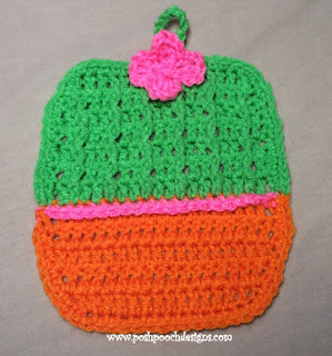 Crochet Cactus Pot Holder
