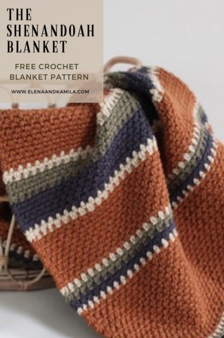 Crochet Shenandoah Blanket (Free Pattern)