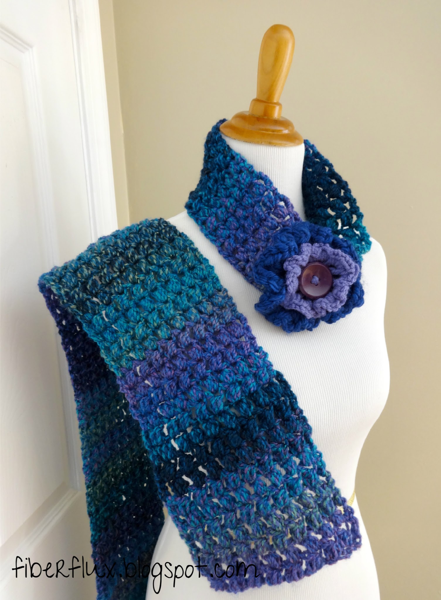 Crochet Tweedy Puff Stitch Ear Warmer - A Stylish and Cozy Accessory for Winter