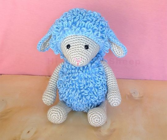 Crochet Shaggy Sheep