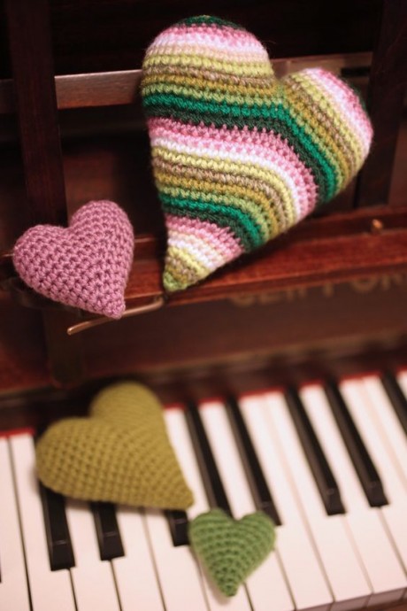 Crochet Beautiful Hearts