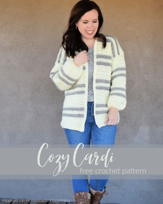 Cute Cozy Crochet Cardigan