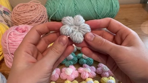 Create Beautiful Crochet Puff Flowers: A Step-By-Step Guide for Crafters
