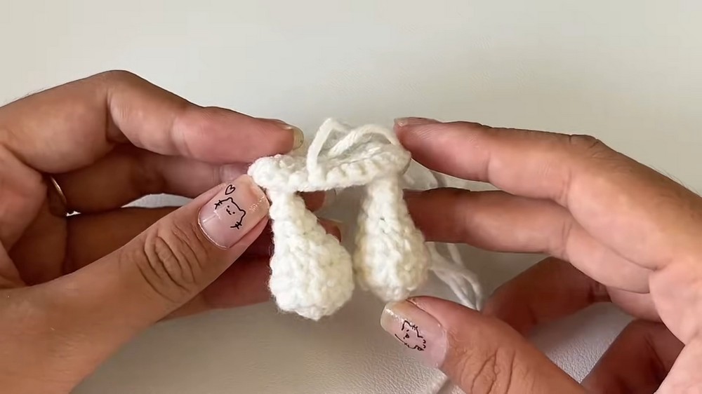 Crochet Snoopy Keychain