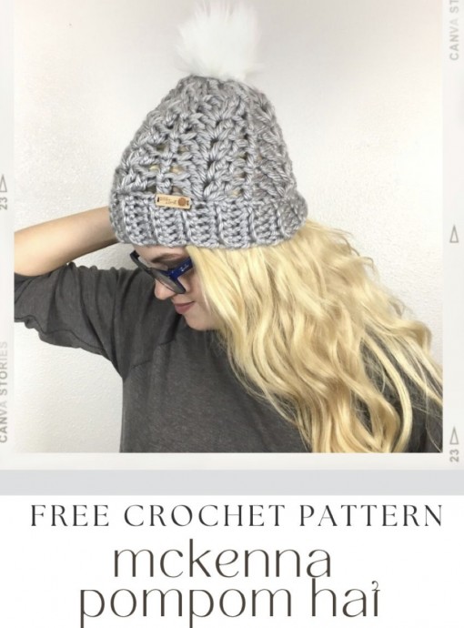Crochet McKenna Women’s Beanie (Free Pattern)