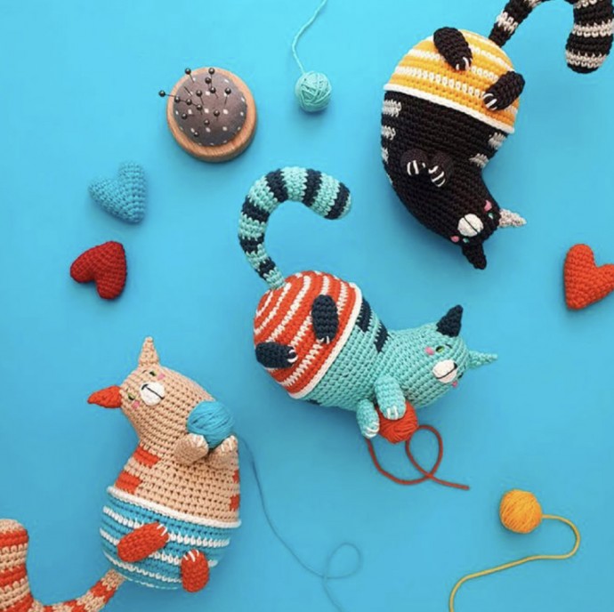Crochet Tabby Cat